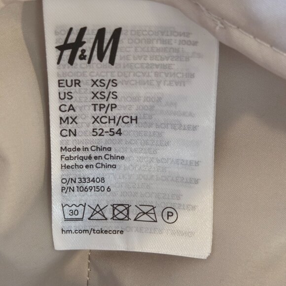 H&M Sherpa Fleece Baseball Cap XS/S 52–54cm - Picture 5 of 5